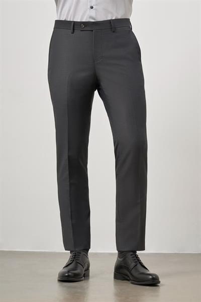 Koyu Antrasit Yandan Cepli Slim Fit Classic Pantolon 1003245152
