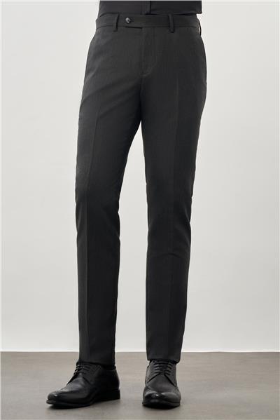 Füme Esnek Yandan Cepli Slim Fit Classic Pantolon 1003245209