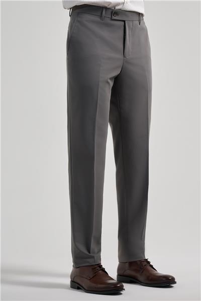 Koyu Antrasit Esnek Yandan Cepli Comfort Fit Classic Pantolon 1003250159