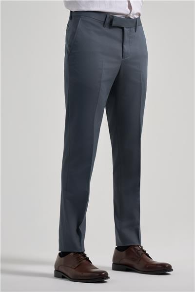 Koyu Antrasit Esnek Yandan Cepli Slim Fit Classic Pantolon 1003250106