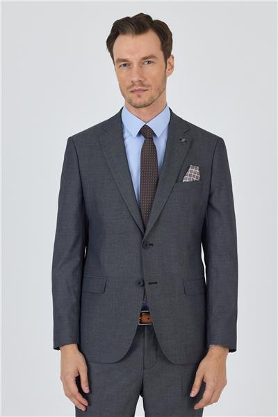 Füme Mono Yaka Esnek 6 Drop Comfort Fit Classic Takım Elbise 1001250152