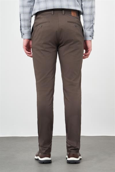 Camel Pamuklu Yandan Cepli Casual Slim Fit Chino Pantolon 1003245163