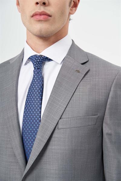 Koyu Füme Düz Mono Yaka 6 Drop Comfort Fit Classic Takım Elbise 1001245171