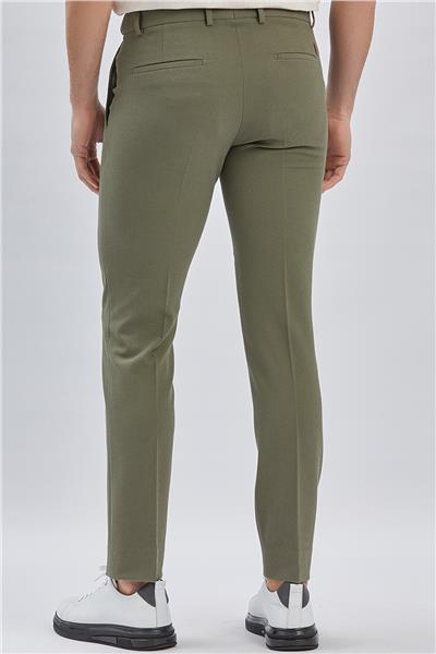 Esnek Lastikli Yandan Cepli Casual Slim Fit Ayarlanabilir Kemer Pantolon 1003240162