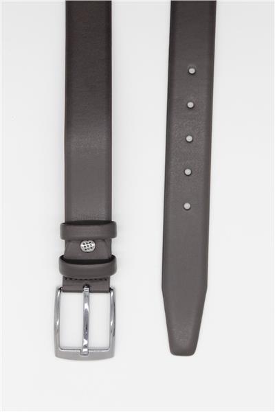 Koyu Kahverengi Dikişsiz Antik %100 Suni Deri Kemer 1046245006_400