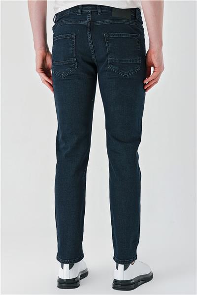 Koyu Kahverengi Gabardin 5 Cepli Slim Fit Dar Kesim Casual Denim Jean Kot Pantolon 1023240150