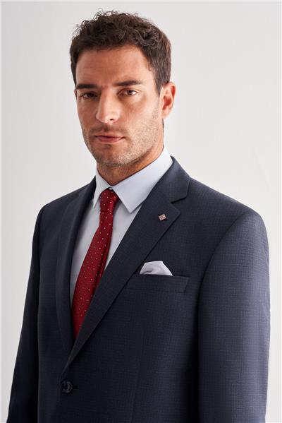 Koyu Lacivert 4 Drop Comfort Fit Classic Takım Elbise 1001255121