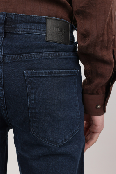 Lacivert 5 Cep Slim Fit Denim Pantolon 1023255169