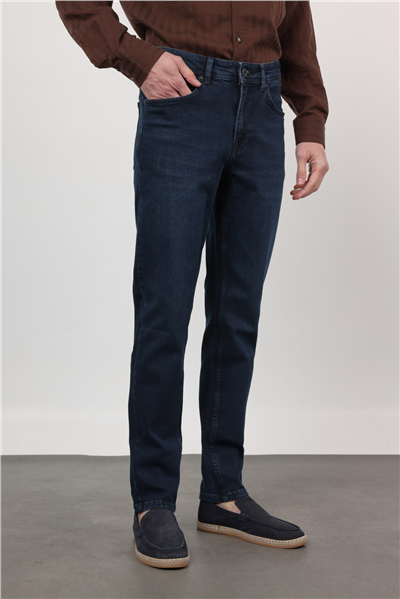 Lacivert 5 Cep Slim Fit Denim Pantolon 1023255169