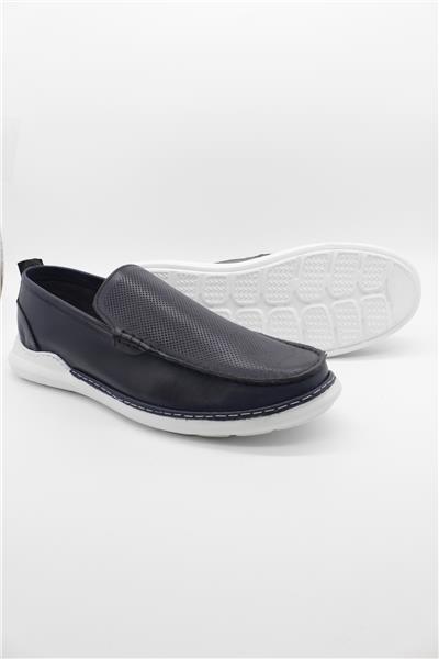 Koyu Lacivert Analin  Bağcıksız-Tokasız Ayakkabı 1033250170
