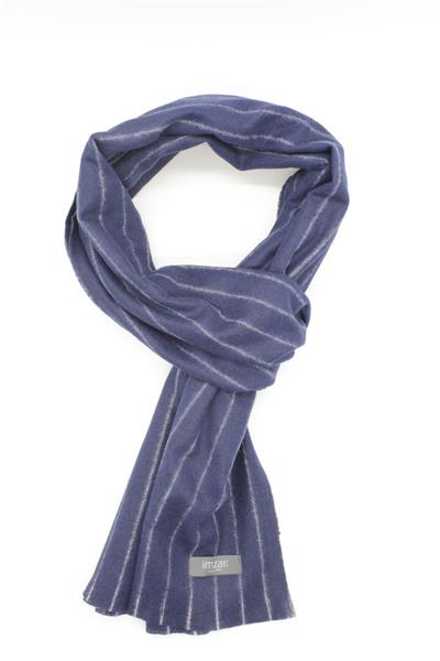 Koyu Lacivert Desenli Kaşkol 1067245105_200