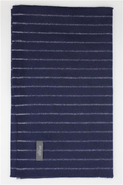 Koyu Lacivert Desenli Kaşkol 1067245105_200