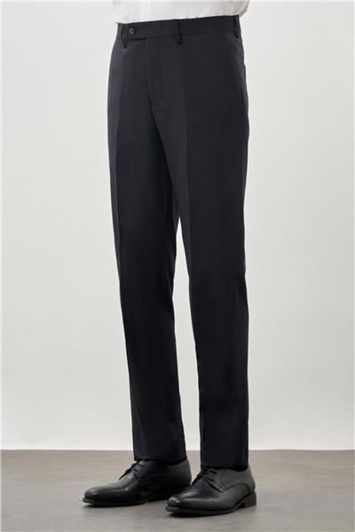Lacivert Esnek Yandan Cepli Comfort Fit Classic Pantolon 1003245207
