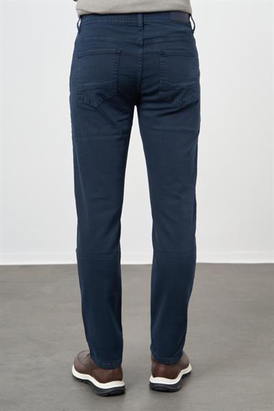 Koyu Lacivert Pamuklu 5 Cep Casual Slim Fit 5 Cep Pantolon 1003245318