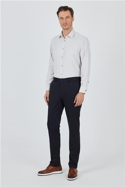 Koyu Lacivert Esnek Yandan Cepli Casual Slim Fit Jogger Pantolon 1003250157