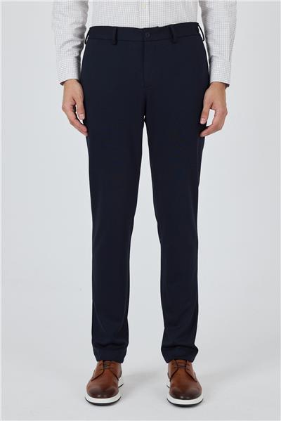 Koyu Lacivert Esnek Yandan Cepli Casual Slim Fit Jogger Pantolon 1003250156