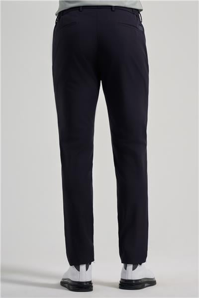 Koyu Lacivert Esnek Yandan Cepli Casual Slim Fit Jogger Pantolon 1003250118