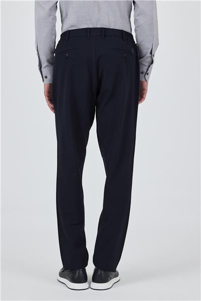 Koyu Lacivert Esnek Yandan Cepli Casual Standart Fit Jogger Pantolon 1003250119