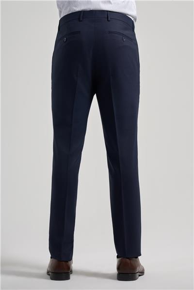 Lacivert Esnek Yandan Cepli Slim Fit Classic Pantolon 1003250160