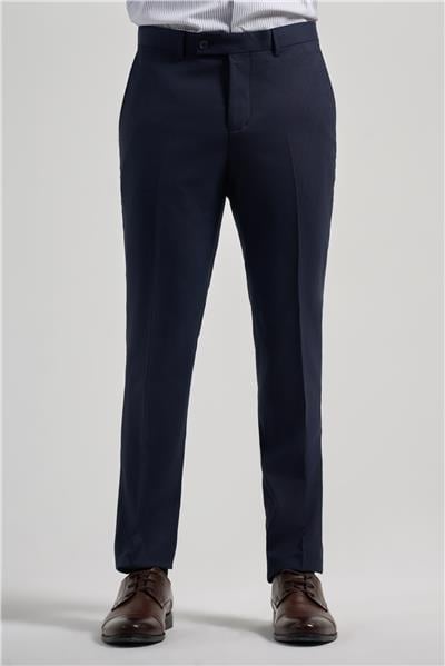 Lacivert Esnek Yandan Cepli Slim Fit Classic Pantolon 1003250160