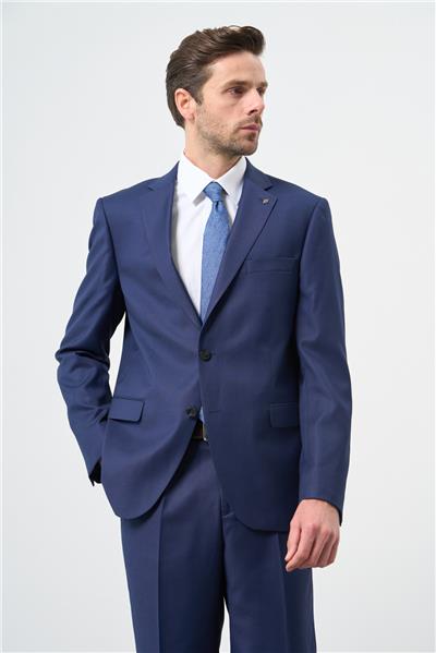 Koyu Lacivert Mono Yaka 6 Drop Comfort Fit Classic Takım Elbise 1001245169