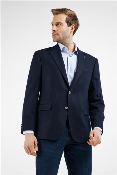 Lacivert Mono Yaka 4 Drop Comfort Fit Ceket 1002255160