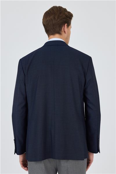 Koyu Lacivert Mono Yaka Bez Ayağı Tam Astar Esnek 4 Drop Comfort Fit Classic Ceket 1002250157