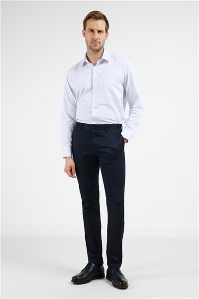 Lacivert Yan Cep Casual Slim Fit Pamuklu Chino Pantolon 1003255172