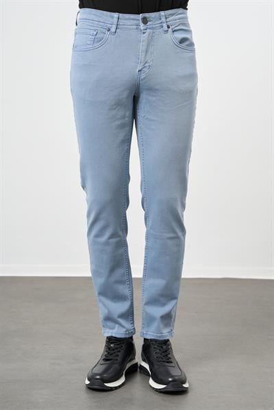 Koyu Turkuaz Pamuklu 5 Cep Casual Slim Fit 5 Cep Pantolon 1003245318