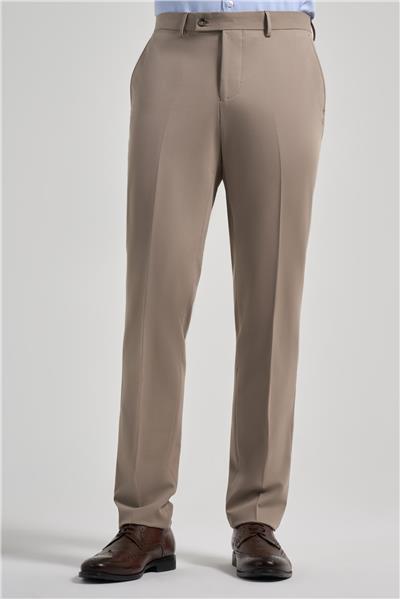 Koyu Vizon Esnek Yandan Cepli Comfort Fit Classic Pantolon 1003250159