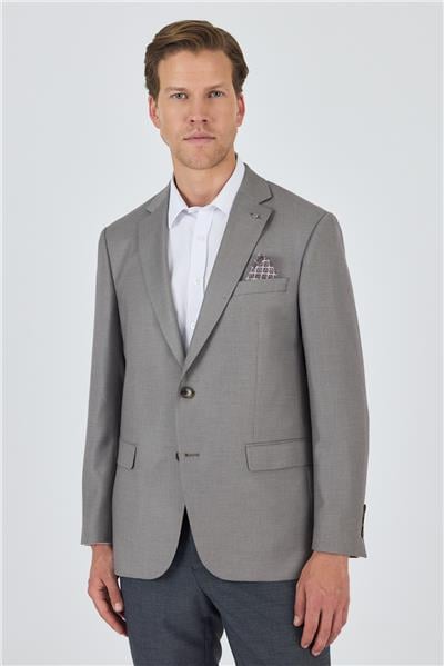 Koyu Vizon Mono Yaka Armürlü Tam Astar Esnek 4 Drop Comfort Fit Classic Ceket 1002250152