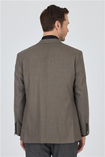 Koyu Vizon Mono Yaka Bez Ayağı Tam Astar Esnek 4 Drop Comfort Fit Classic Ceket 1002250155