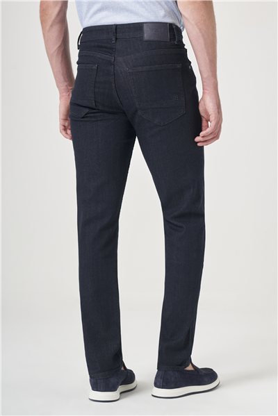 Lacivert 5 Cep Slim Fit Pamuklu Denim Pantolon 1023260164