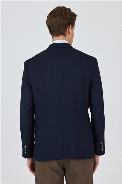 Lacivert Kılıç Yaka   Esnek 6 Drop Slim Fit Classic  Ceket 1002250124