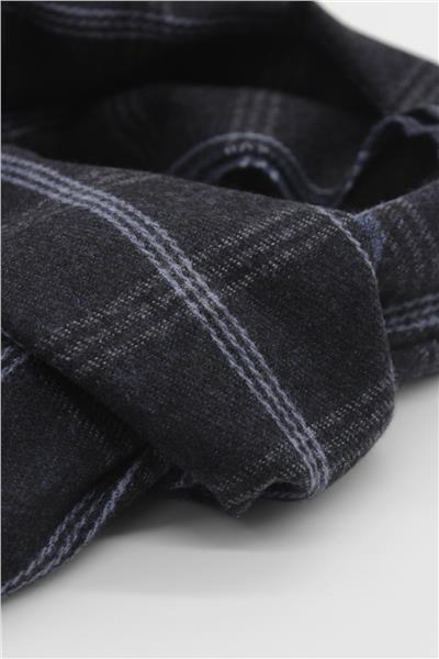 Lacivert Desenli Kaşkol 1067245107_201