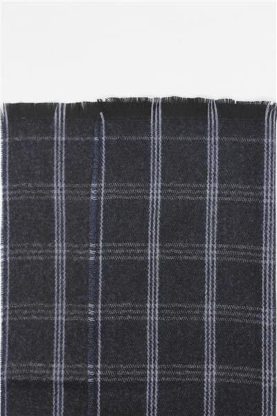 Lacivert Desenli Kaşkol 1067245107_201