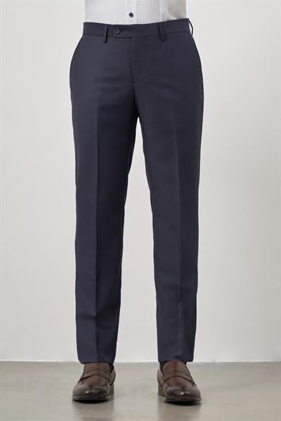 Lacivert Yandan Cepli Slim Fit Classic Pantolon 1003245152