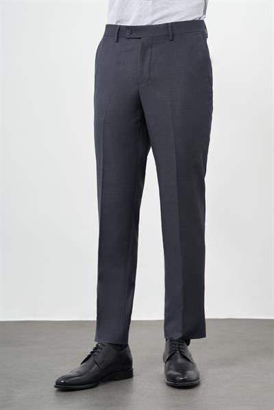 Lacivert Yandan Cepli Comfort Fit Classic Pantolon 1003245157