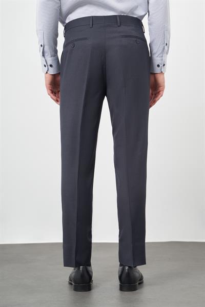 Lacivert Yandan Cepli Comfort Fit Classic Pantolon 1003245157