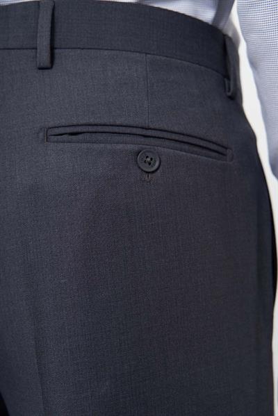 Lacivert Yandan Cepli Comfort Fit Classic Pantolon 1003245157