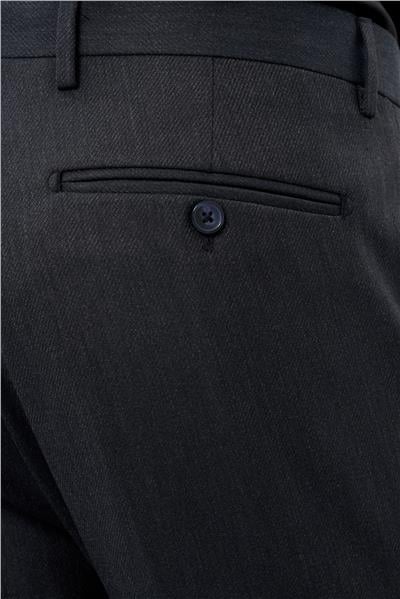 Lacivert Düz Gabardin Esnek Yan Cep Slim Fit Classic Pantolon 1003245209_219