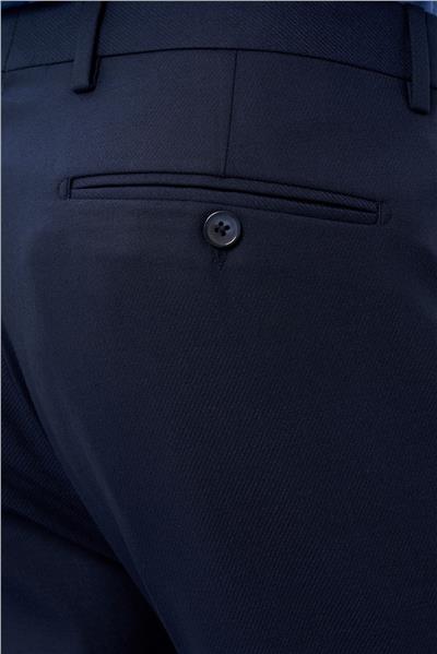 Lacivert Esnek Yandan Cepli Slim Fit Classic Pantolon 1003245209