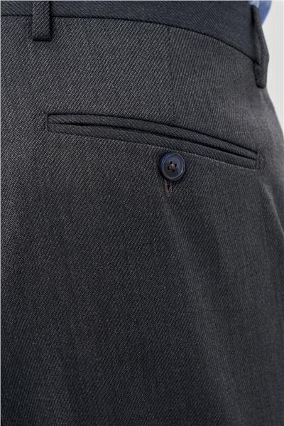 Lacivert Düz Gabardin Esnek Yan Cep Slim Fit Classic Pantolon 1003245209_220