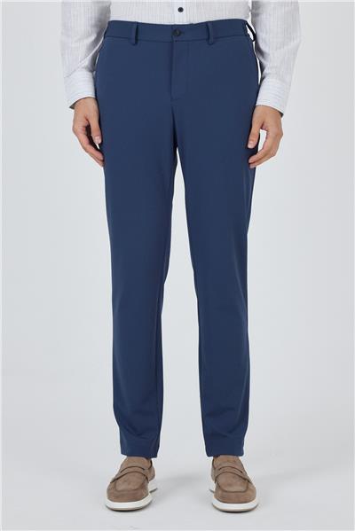 Lacivert Esnek Yandan Cepli Casual Slim Fit Jogger Pantolon 1003250162