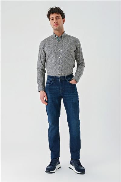 Gabardin Pamuklu 5 Cepli Slim Fit Dar Kesim Casual Denim Pantolon 1023240152