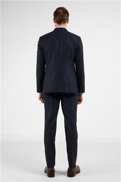 Lacivert Kırlangıç Yaka 6 Drop Slim Fit Takım Elbise 1001255172
