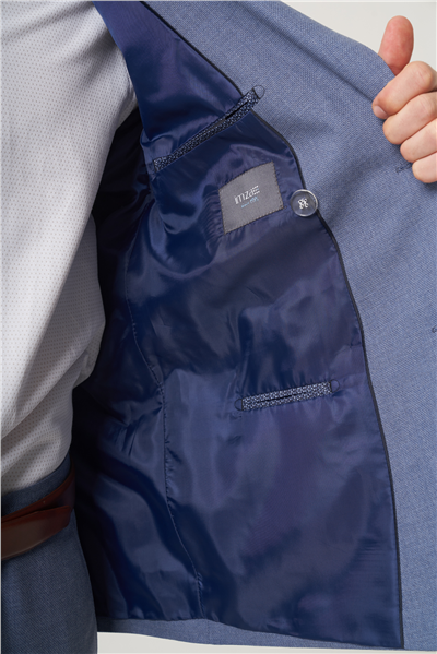 Lacivert Kırlangıç Yaka Kruvaze 6 Drop Slim Fit Tam Astar Esnek Takım Elbise 1001260902