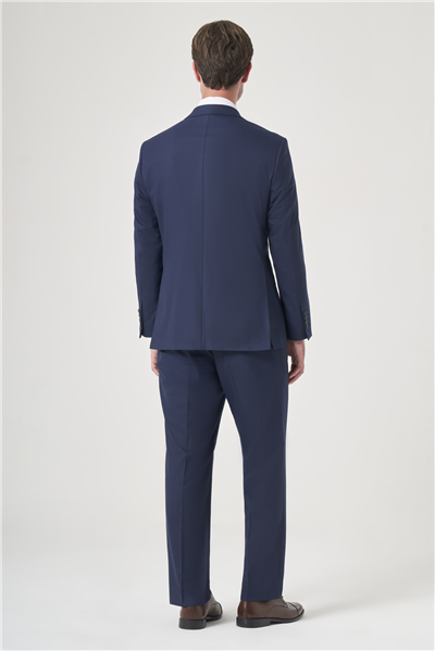Lacivert Mono Yaka 4 Drop Comfort Fit Tam Astar Esnek Takım Elbise 1001260178