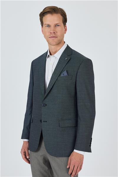 Lacivert Mono Yaka Bez Ayağı Tam Astar Esnek 4 Drop Comfort Fit Classic Ceket 1002250157