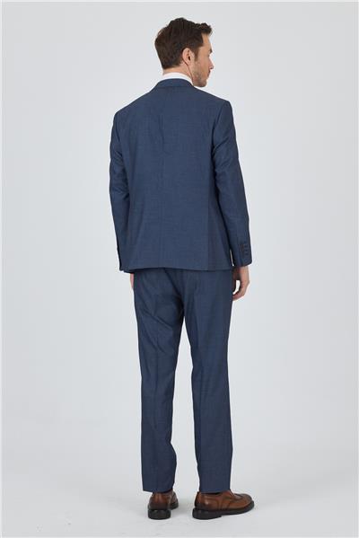 Lacivert Mono Yaka Esnek 6 Drop Comfort Fit Classic Takım Elbise 1001250152